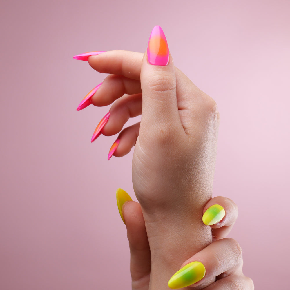 Neon Aura Nails