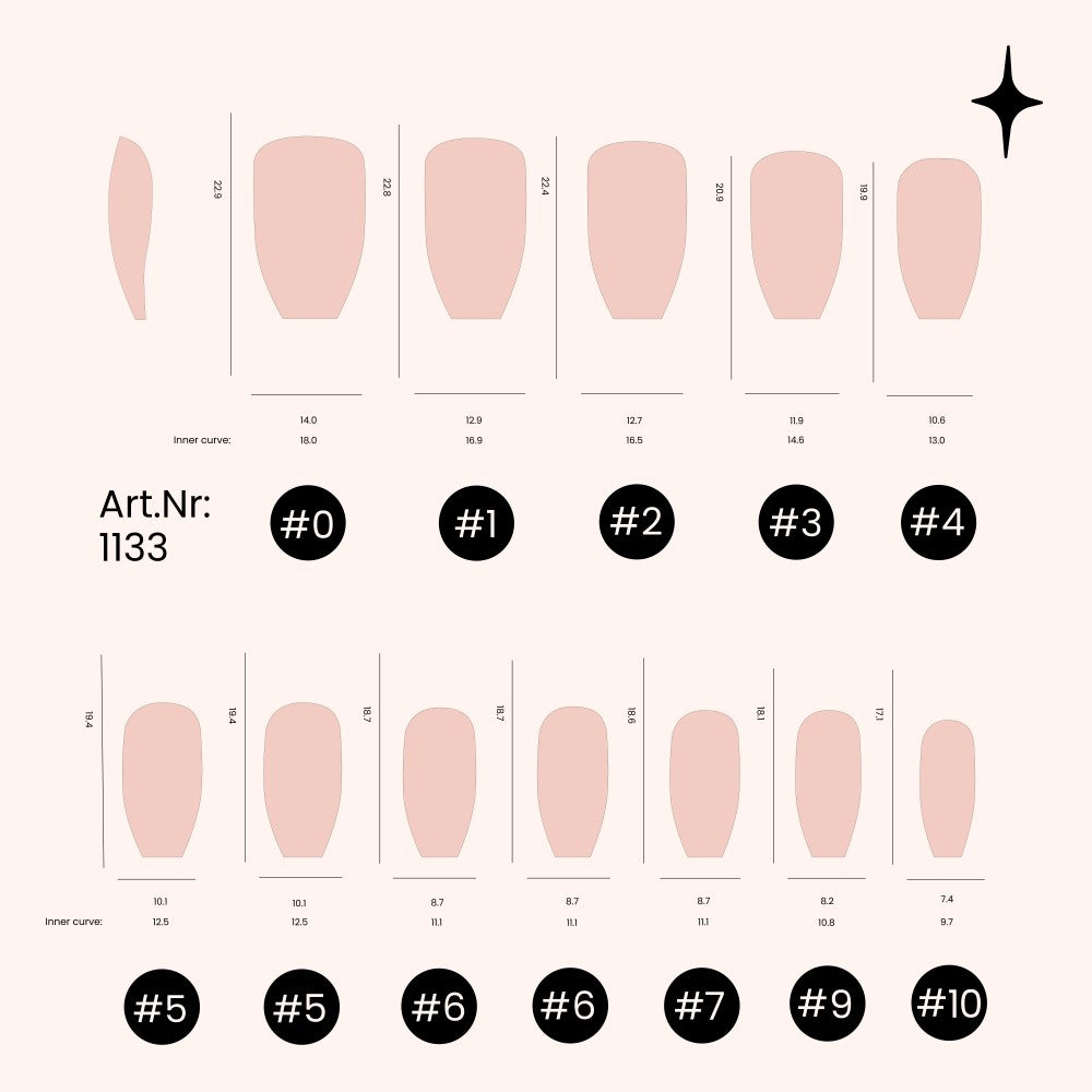 Soft Gel-x Nail Tips unghie Ballerina Shape 500 in Tipbox