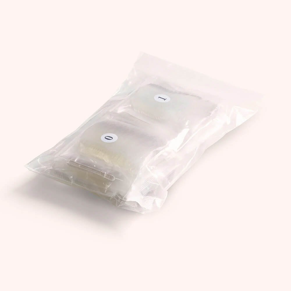 Krallenform Tips transparent (500 Stück)