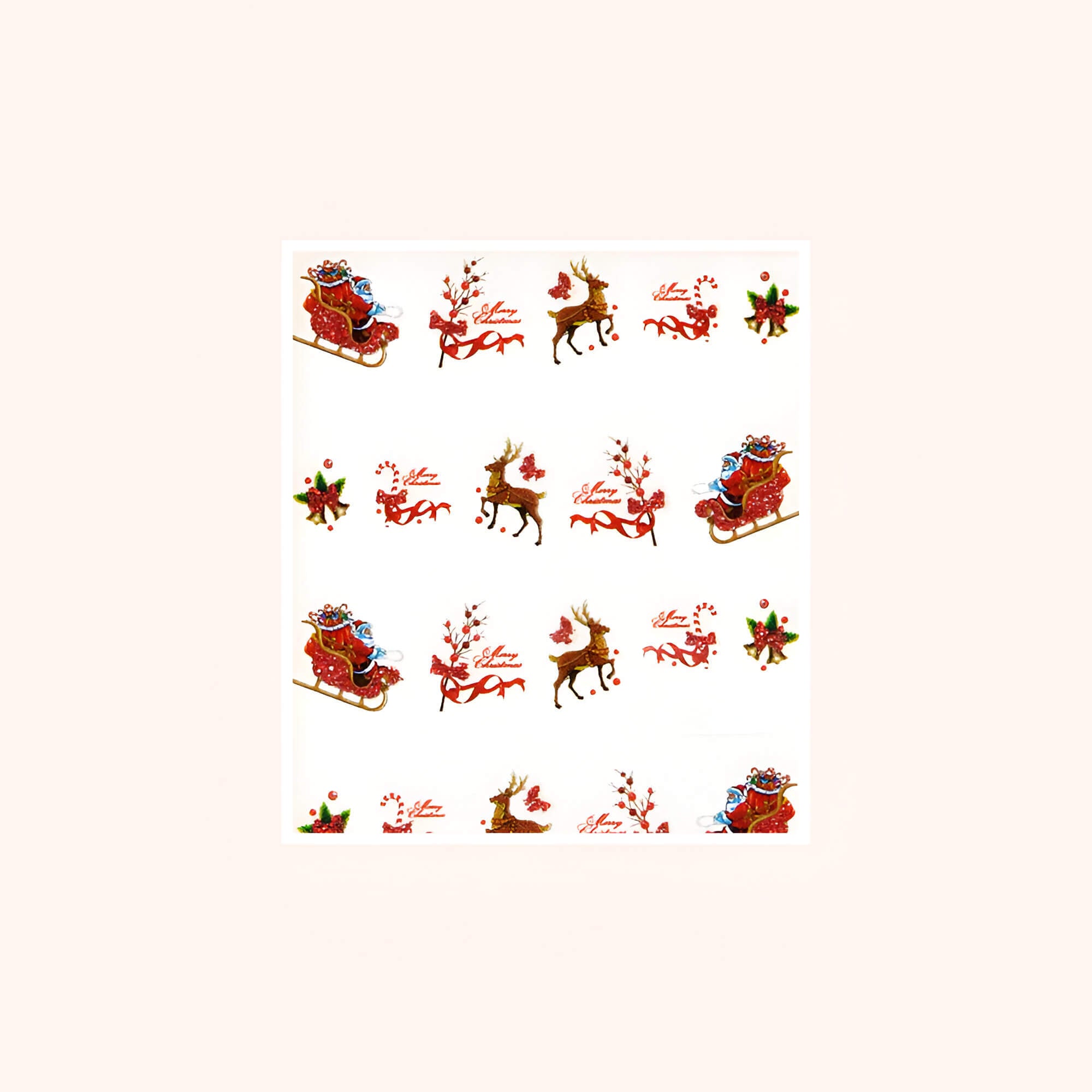 Water Decal - Weihnachten 4