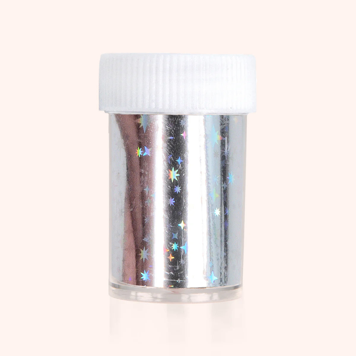 Nail Art Transferfolie Silver Stars