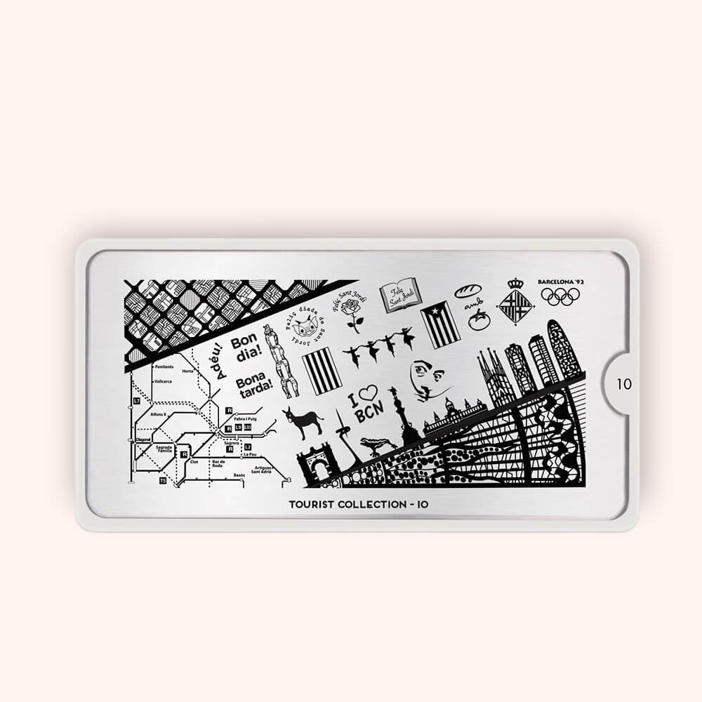 MoYou Stamping Plate Tourist 10