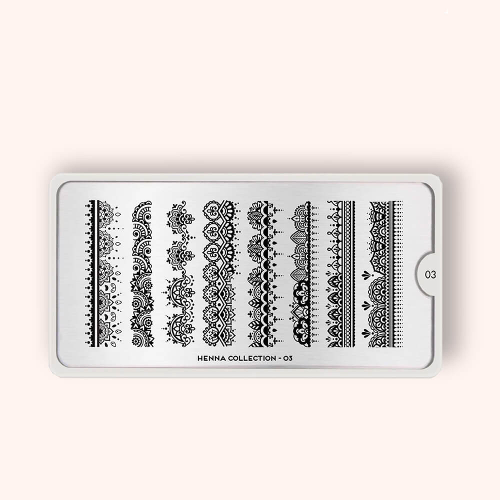 MoYou Stamping Plate Henna 03