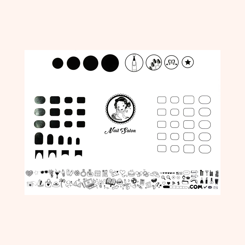 Nail Art-Mat A - Tappetino unghie