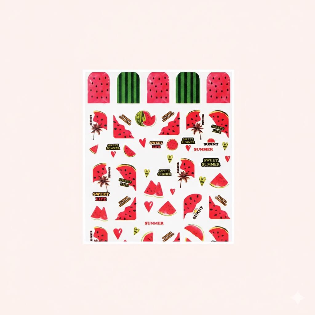 Nail Sticker Watermelon