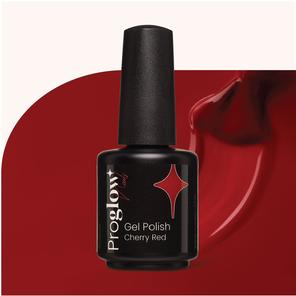 Gel Polish Shellac Cherry Red