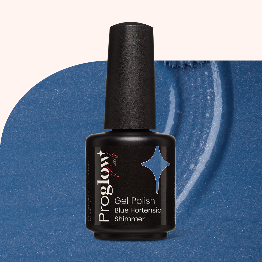 Smalto semipermanente Blue Hortensia Shimmer