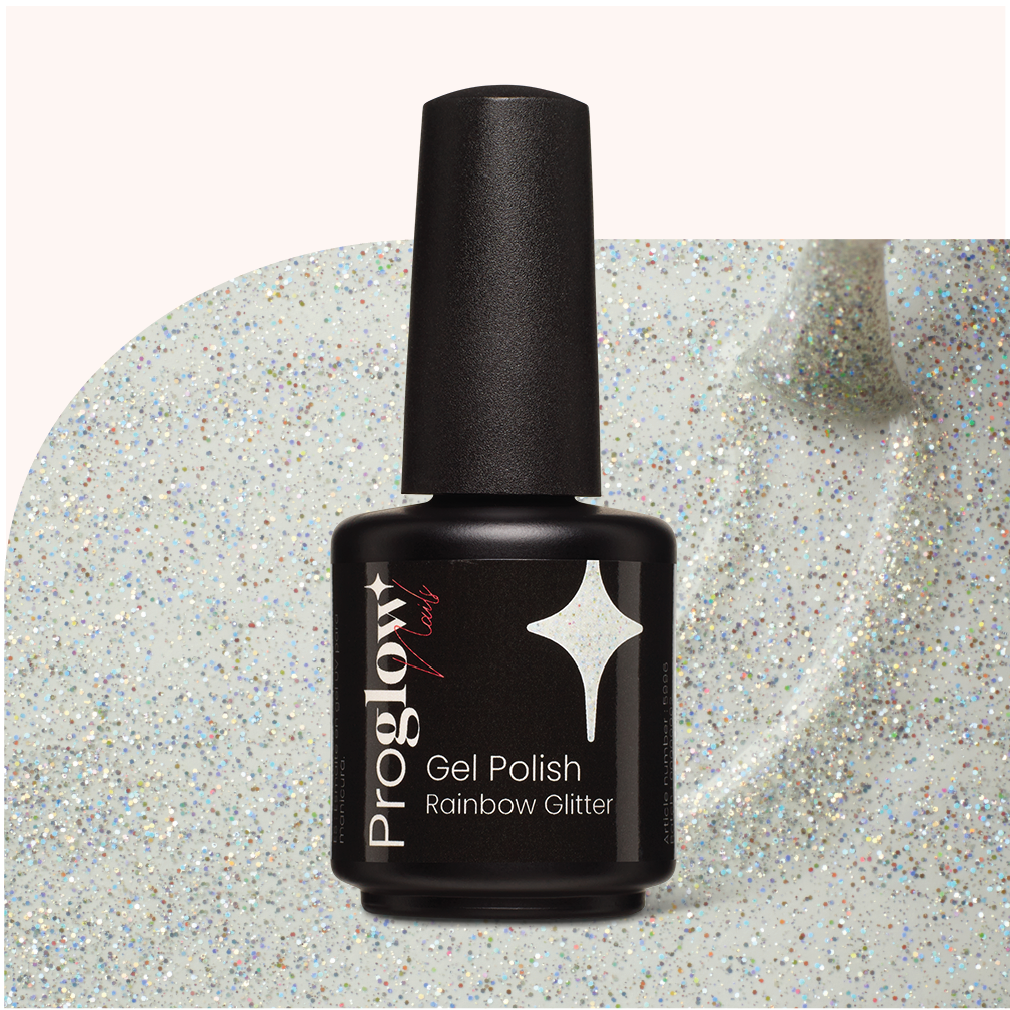 Smalto semipermanente Rainbow Glitter