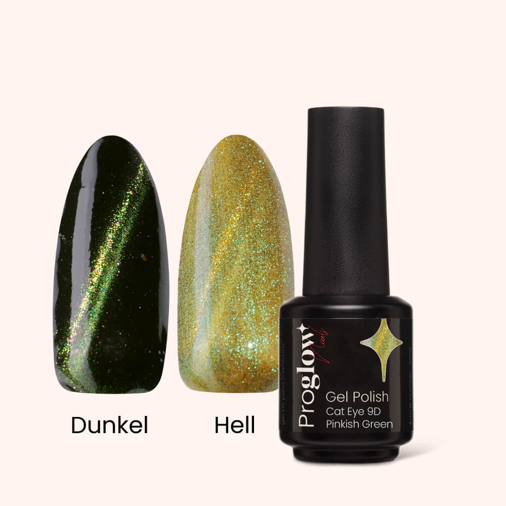 Smalto semipermanente Cat-Eye 9D Pinkish Green