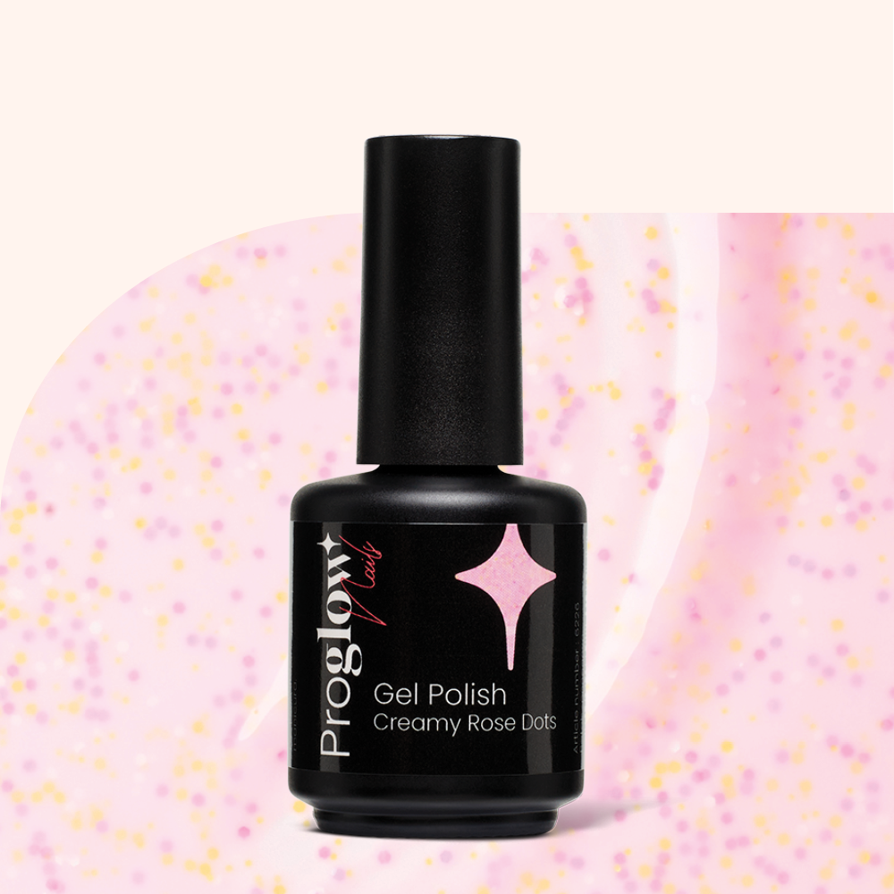 Smalto semipermanente Creamy Rose Dots