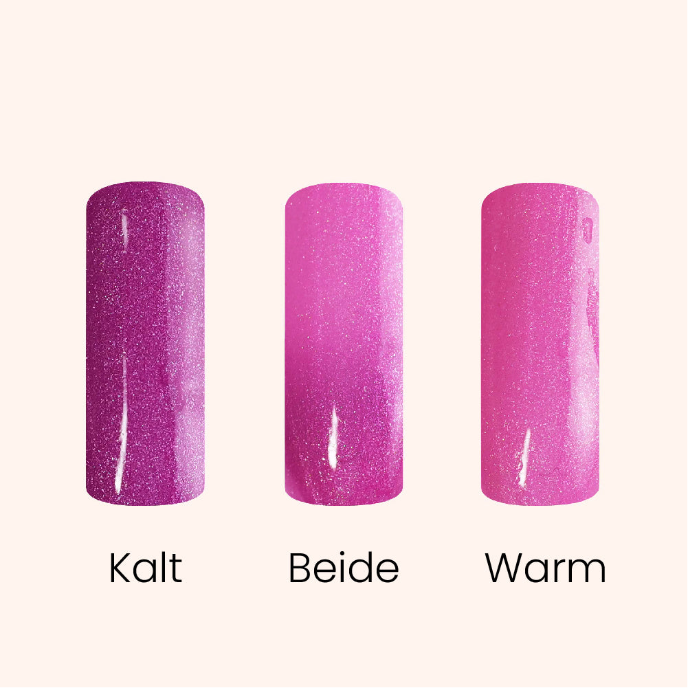 Smalto semipermanente Thermo Neon Pink