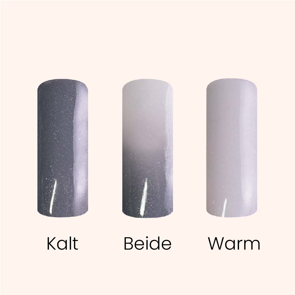 Smalto semipermanente Thermo Grey Glitter