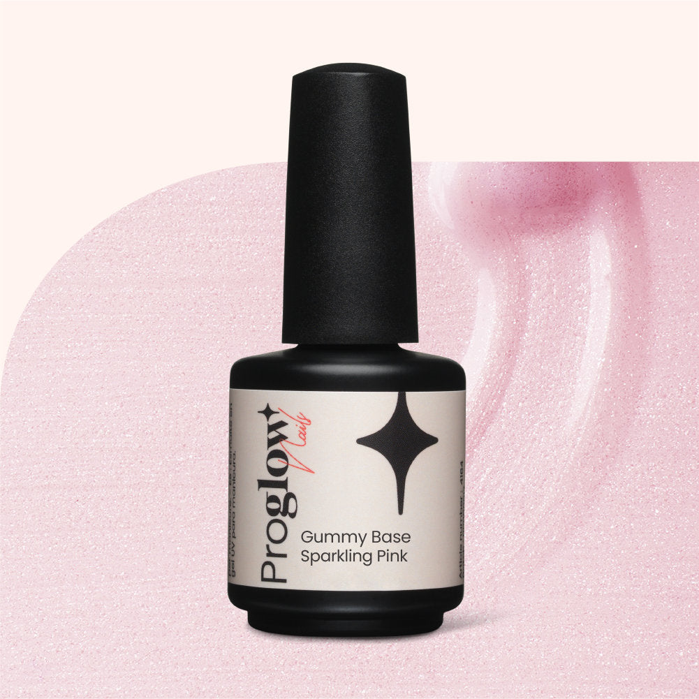 Gummy Base Rubber Sparkling Pink