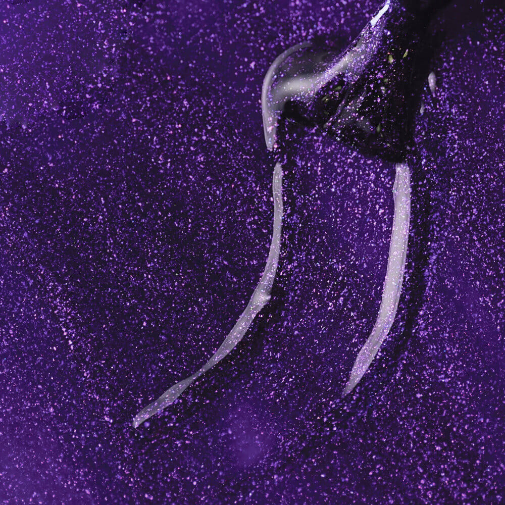 Smalto semipermanente Glitter Grape