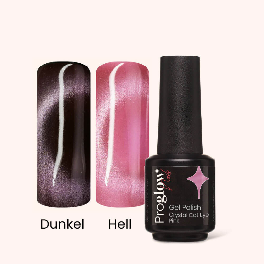 Smalto semipermanente per unghie Crystal Cat Eye Pink