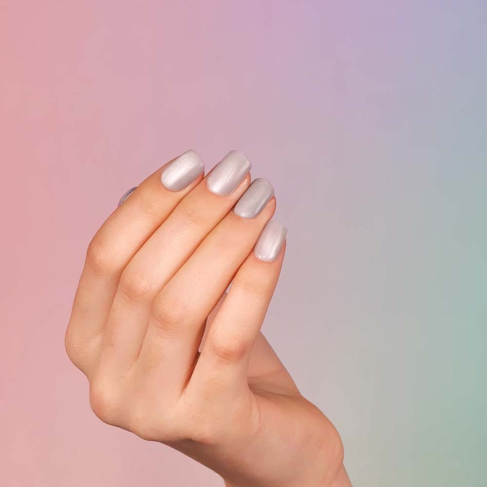 Gel Polish Shellac Crystal Cat Eye Milky