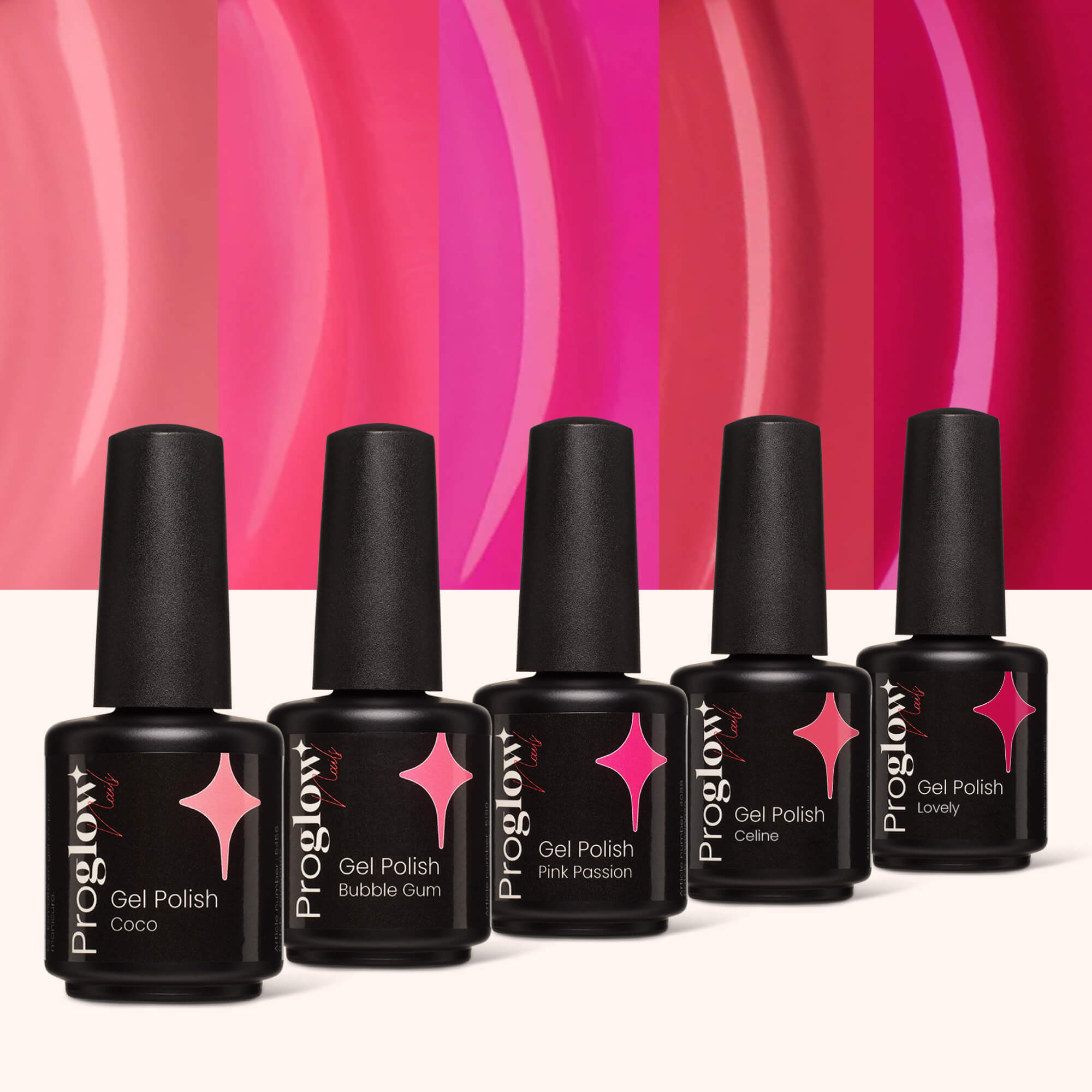 Pink Set smalti semipermanenti per unghie