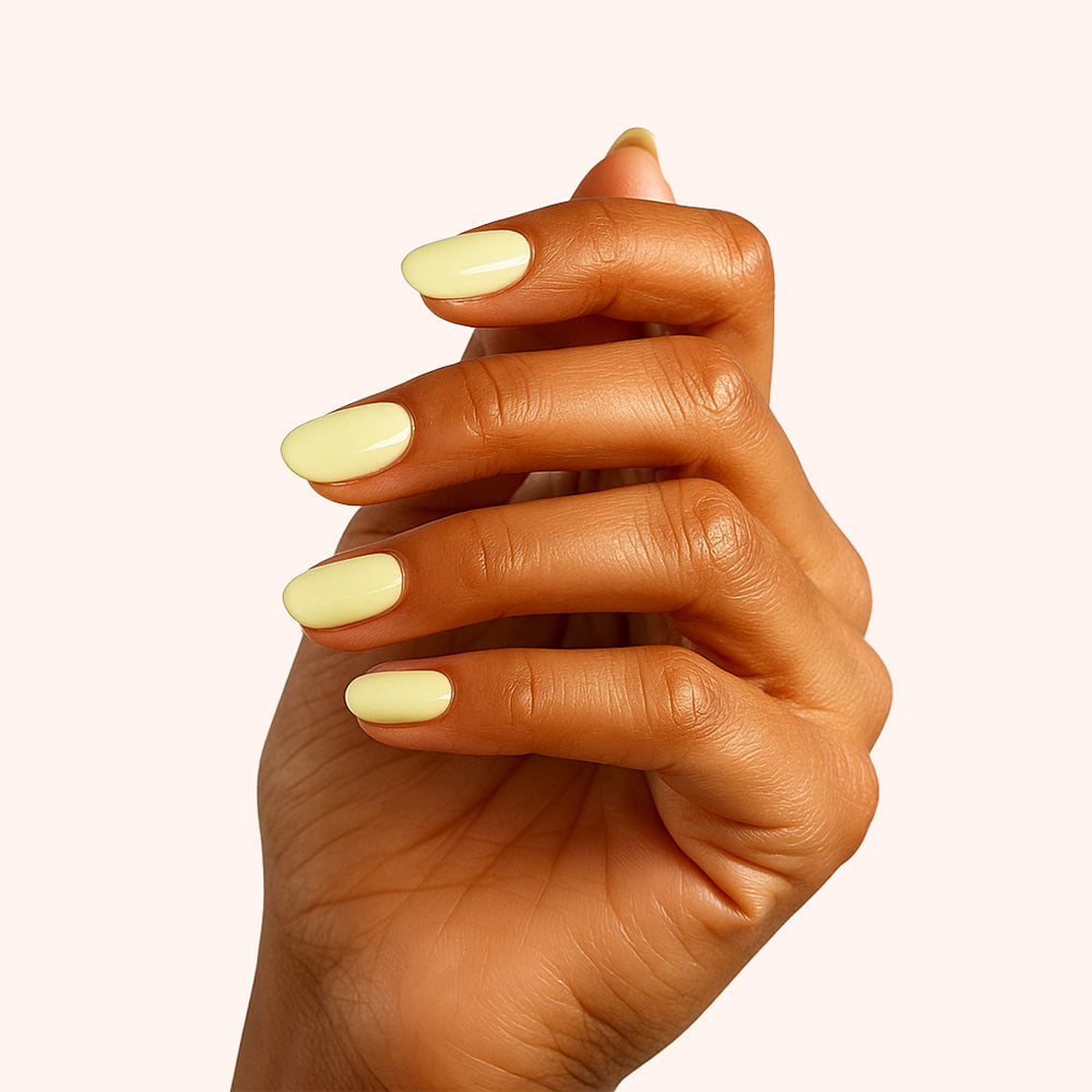 Gel Polish Shellac Butter Yellow