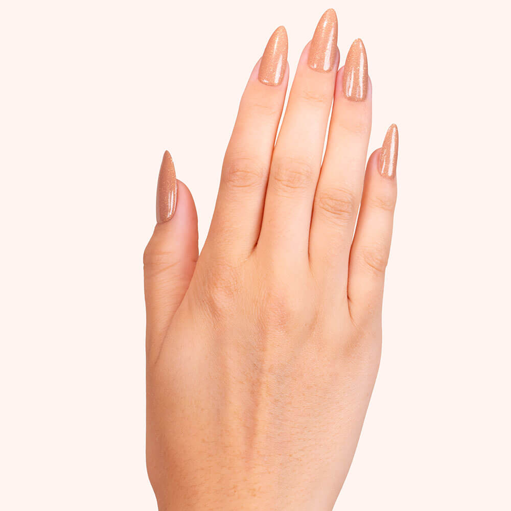 Smalto semipermanente Glitter Cappuccino