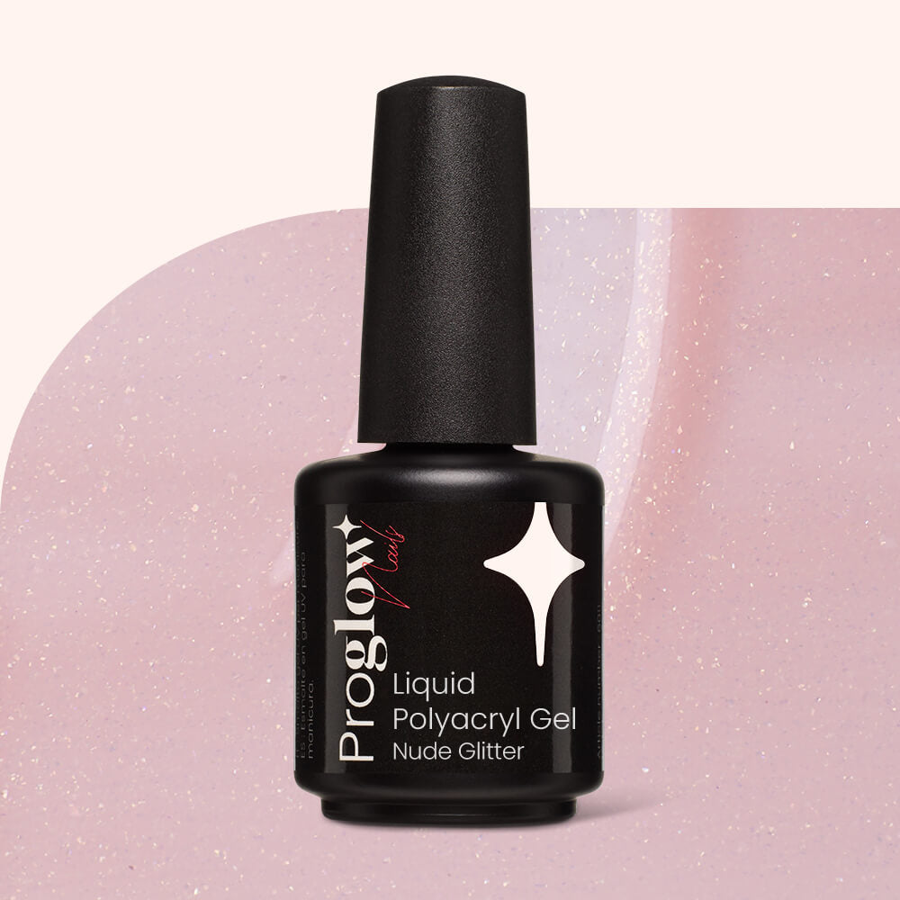 Liquid Acrygel Gel Nude Glitter