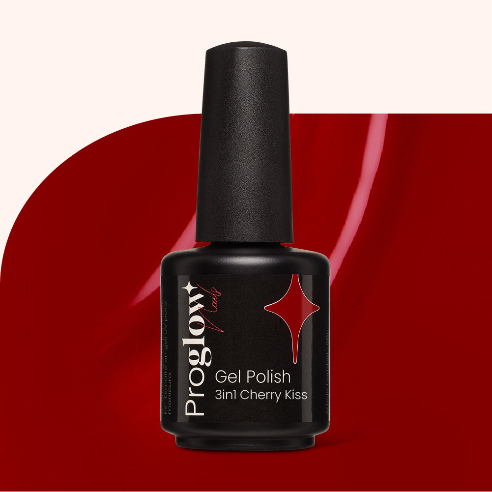 Smalto semipermanente 3in1 No Wipe Cherry Kiss