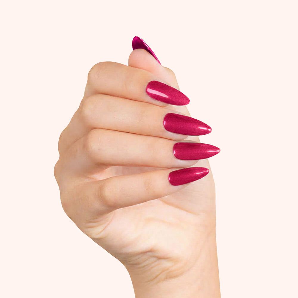 Gel Polish Shellac 3in1 No Wipe Glitter Peony