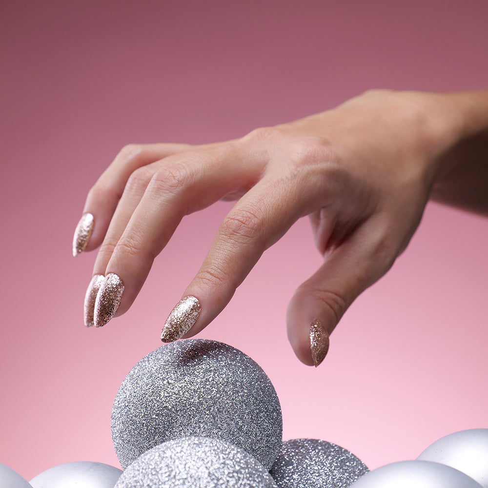 Gel Polish Shellac Platinum Champagne Rose