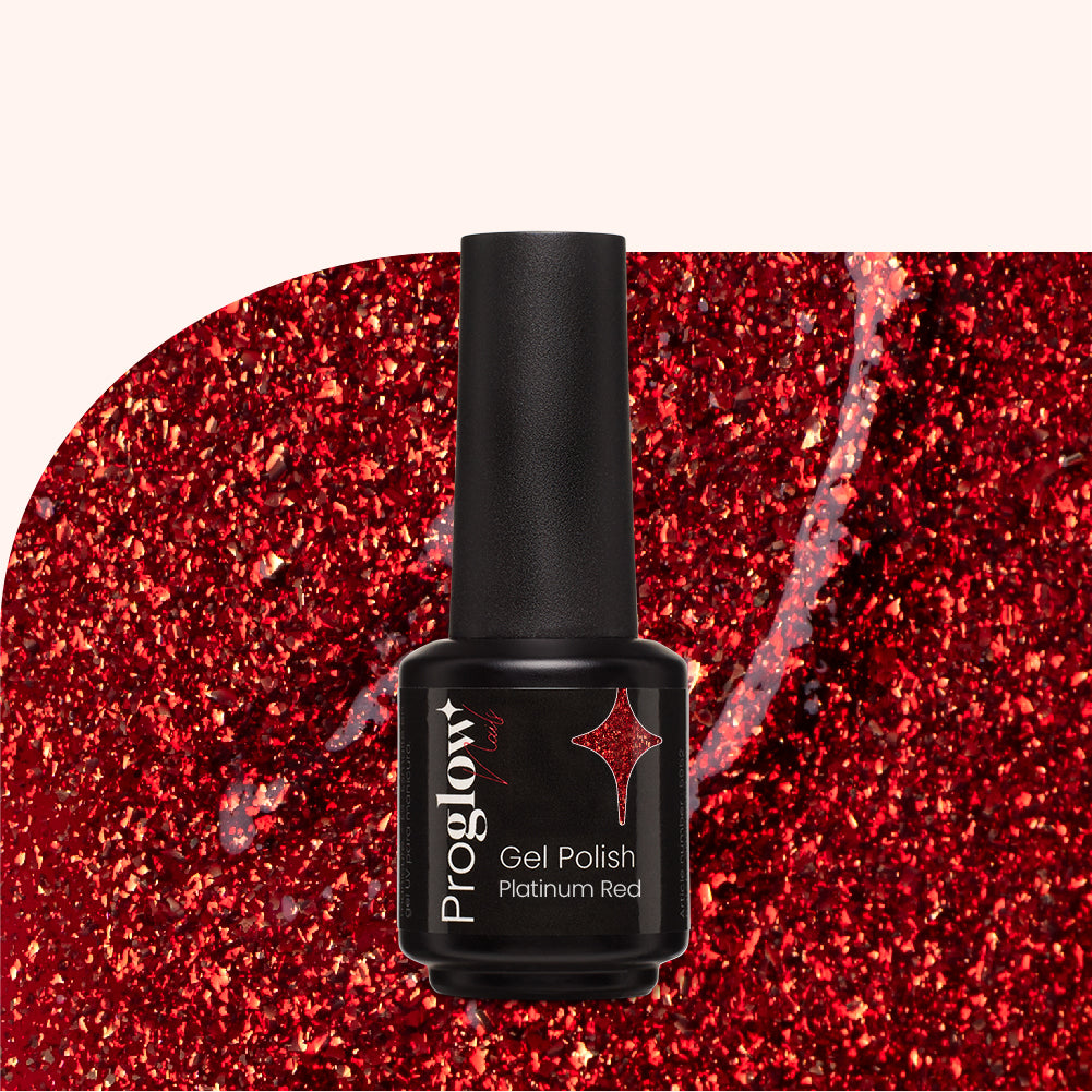 Gel Polish Shellac Platinum Red