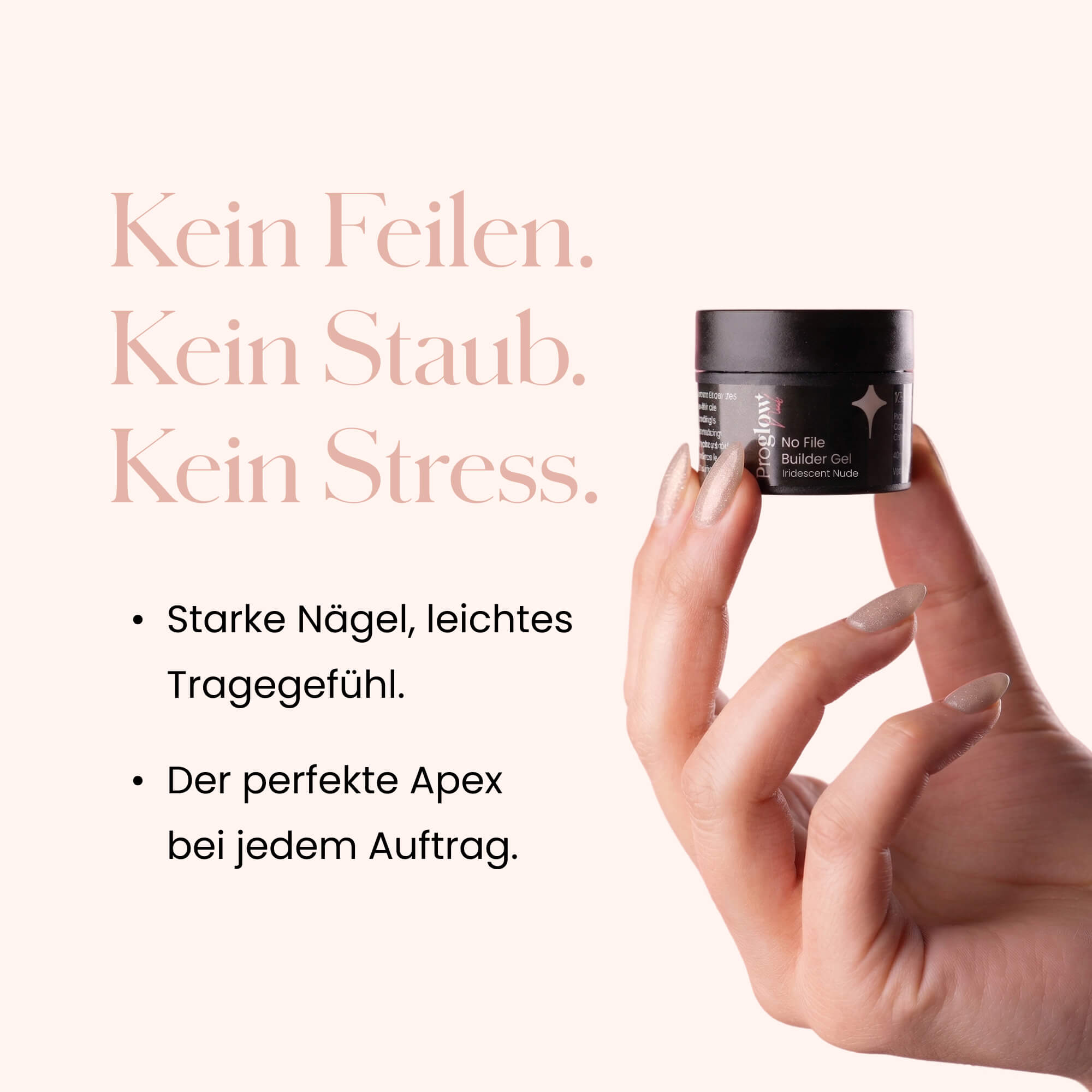 Gel costruttore No File Iridescent Nude