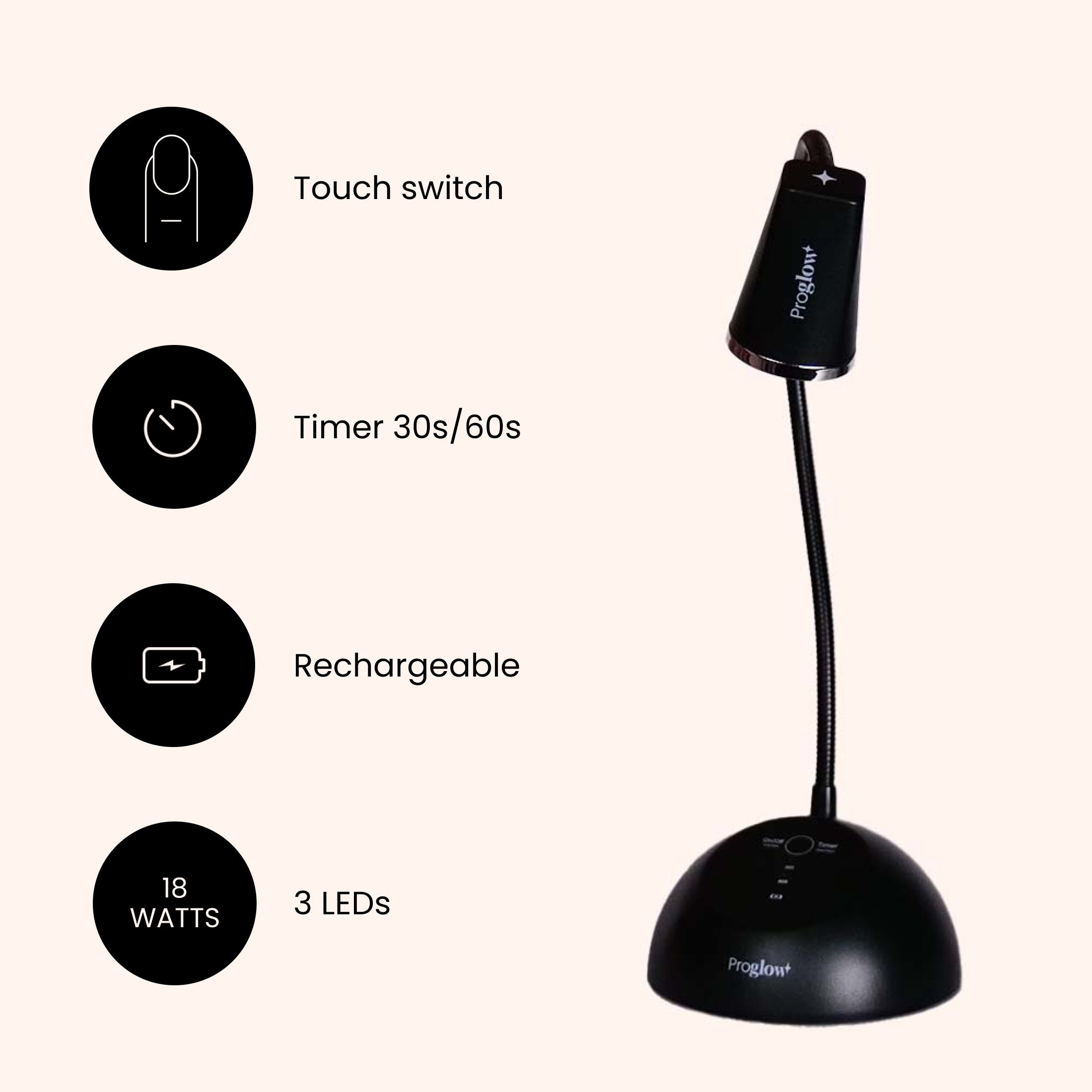 Lampada Studioline UV/LED Touch 18W