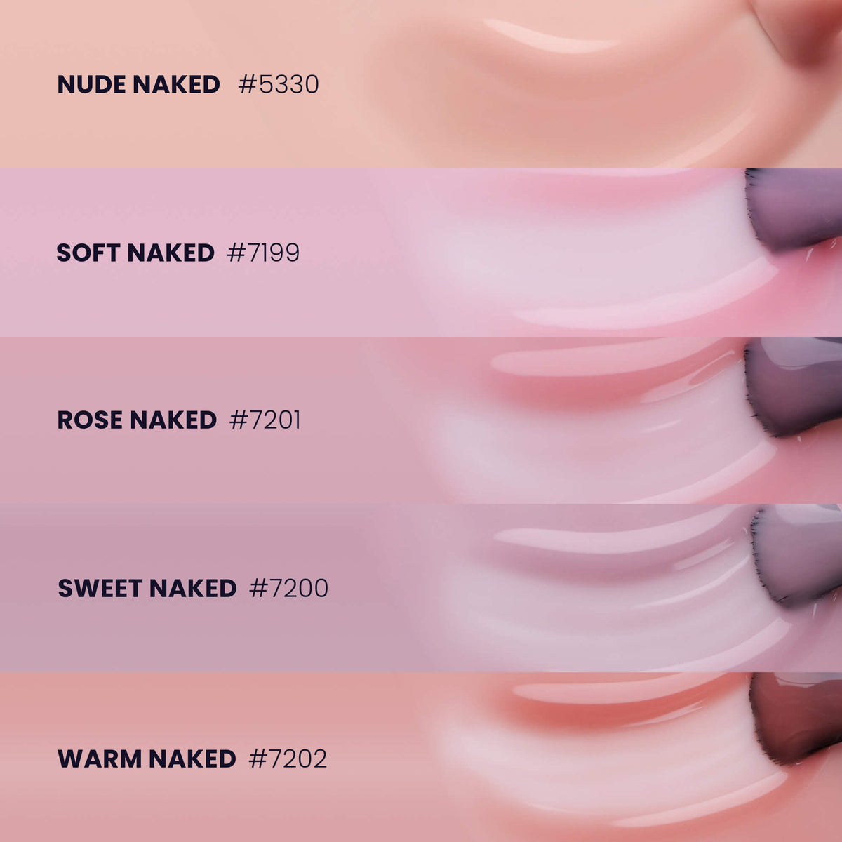 Smalto semipermanente Nude Naked