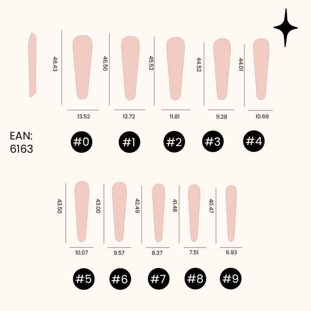 Soft Gel-x Nail Tips unghie Russian Almond 100 pezzi