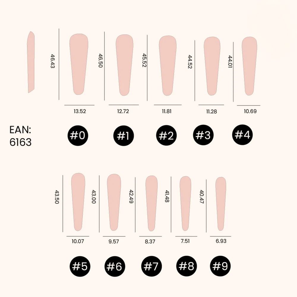Soft Gel Tips unghie Mandorla russa