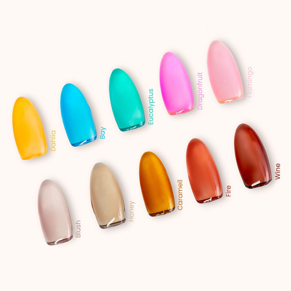 Gel Polish Shellac Crystal Dragonfruit