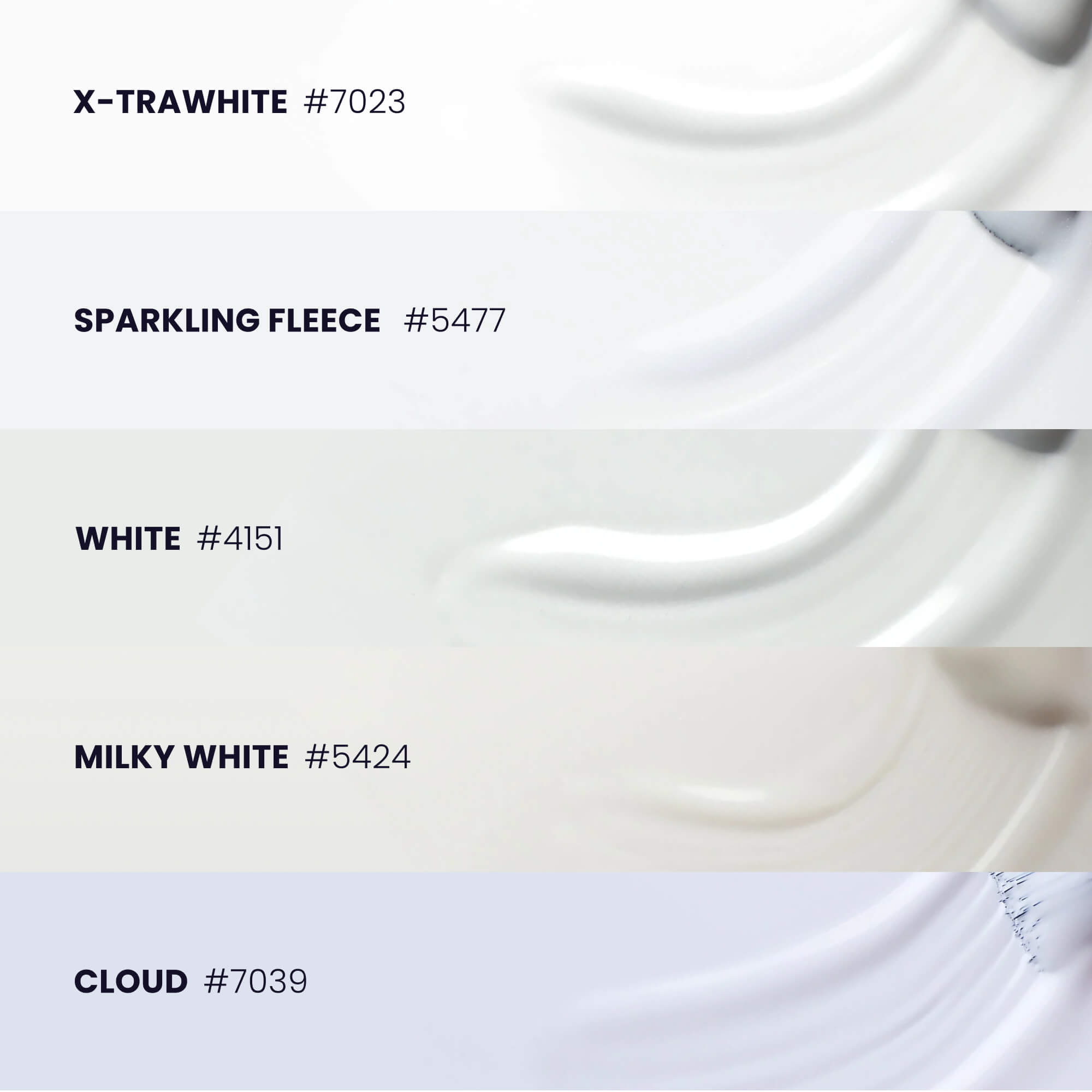 Smalto semipermanente Milky-White