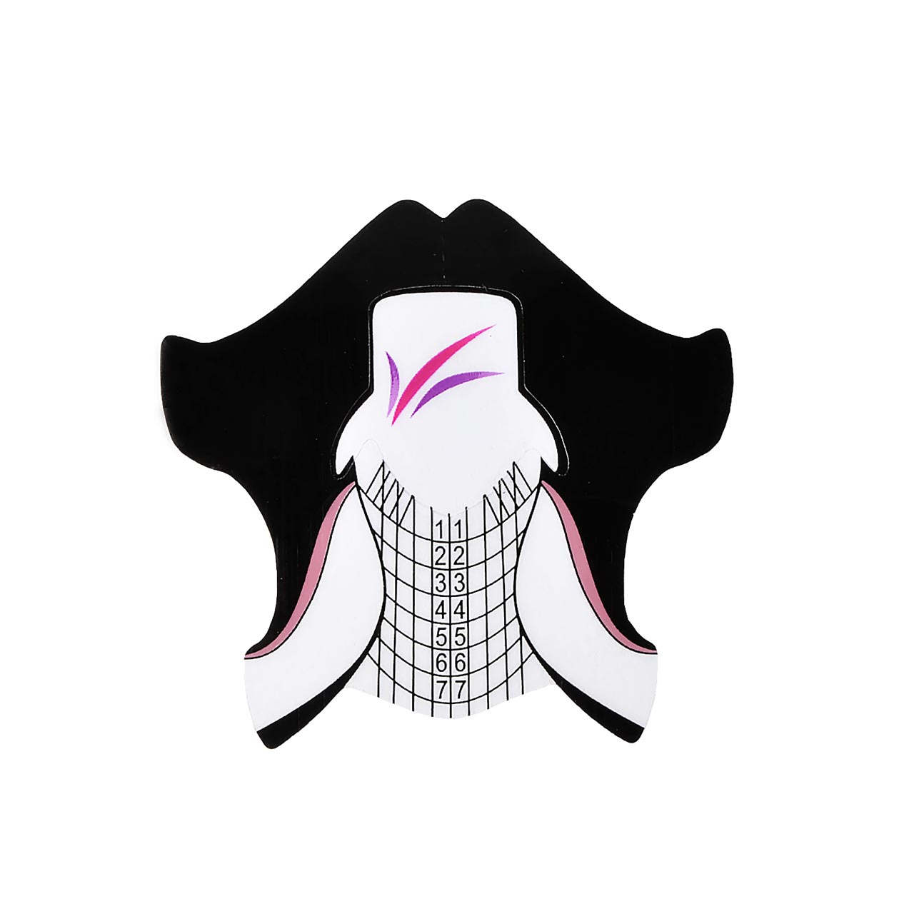 Quadratische Abgerundete Schablonen ProLine 500 Stück