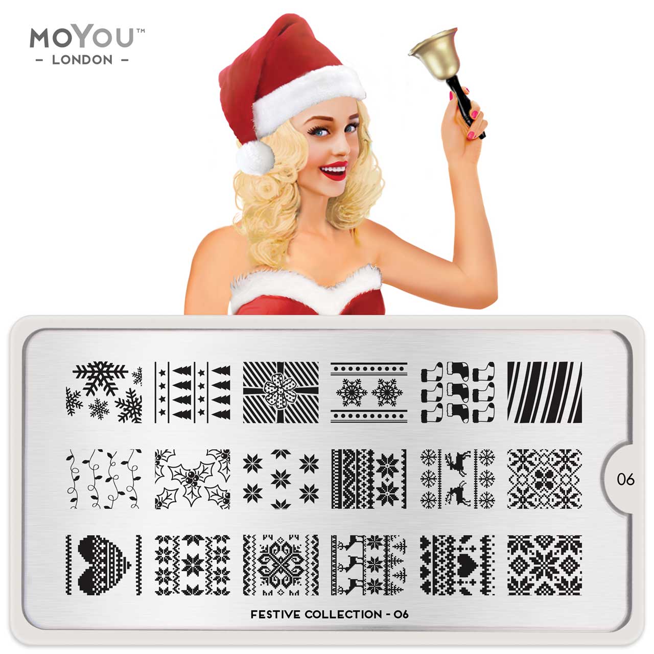 MoYou Stamping Plate Festive 06