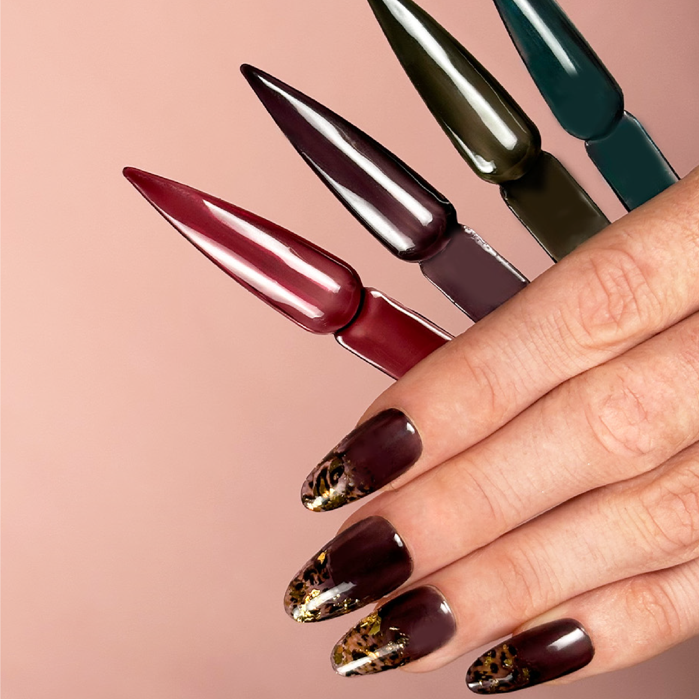 Translucent Leo Nails