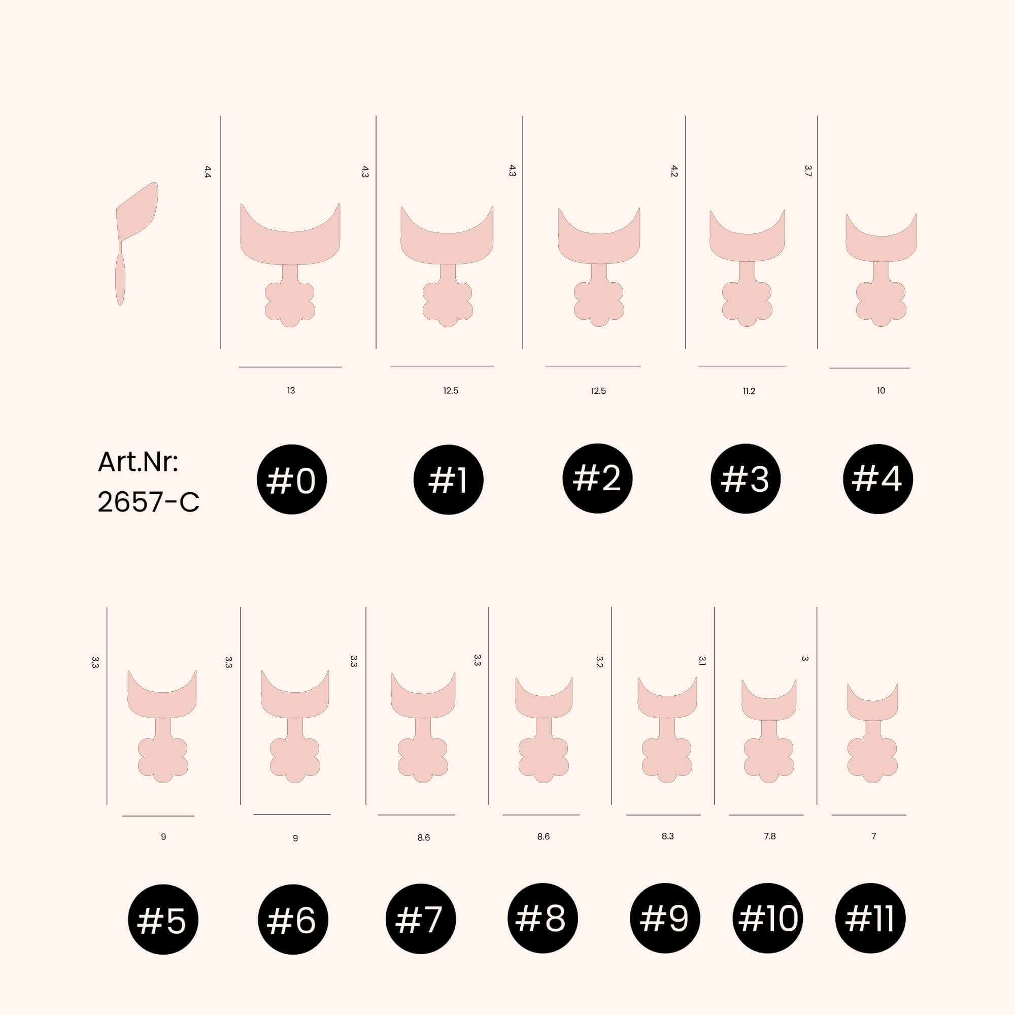 Short Tips - weiss (500 Stück)