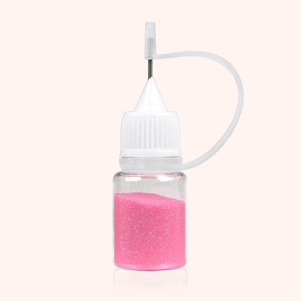 Glitter Superfein im Flacon - Rose