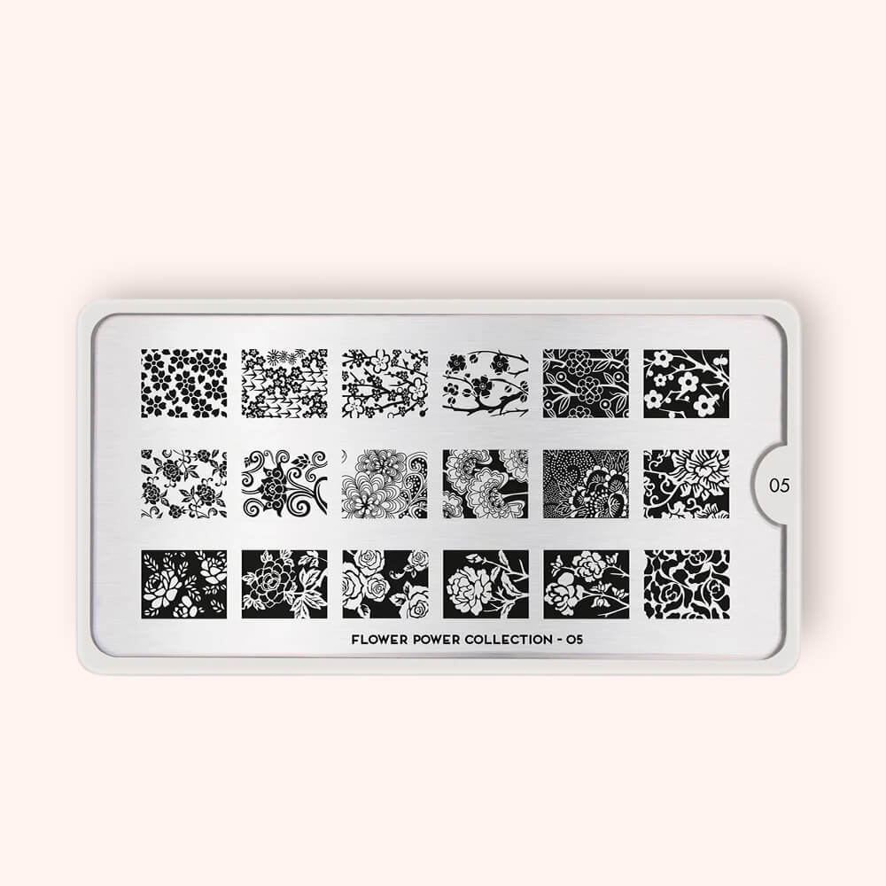 MoYou Stamping Plate Flower Power 05