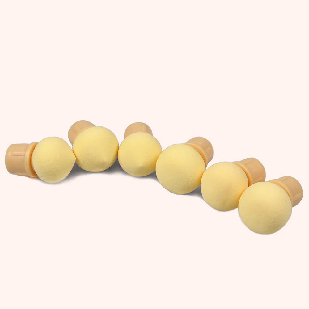 Double-Sponge Brush Ersatzaufsätze 6 Stück