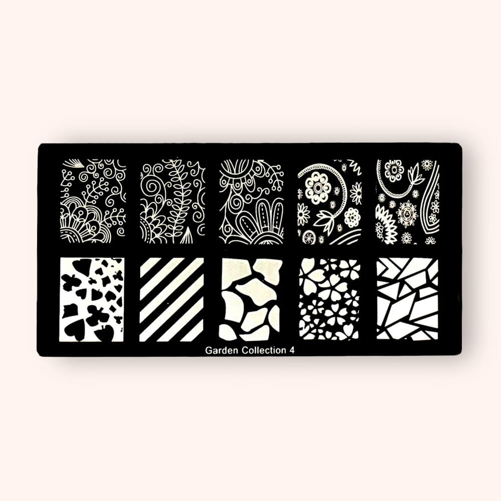 Stamping Plate Garden Collection 4