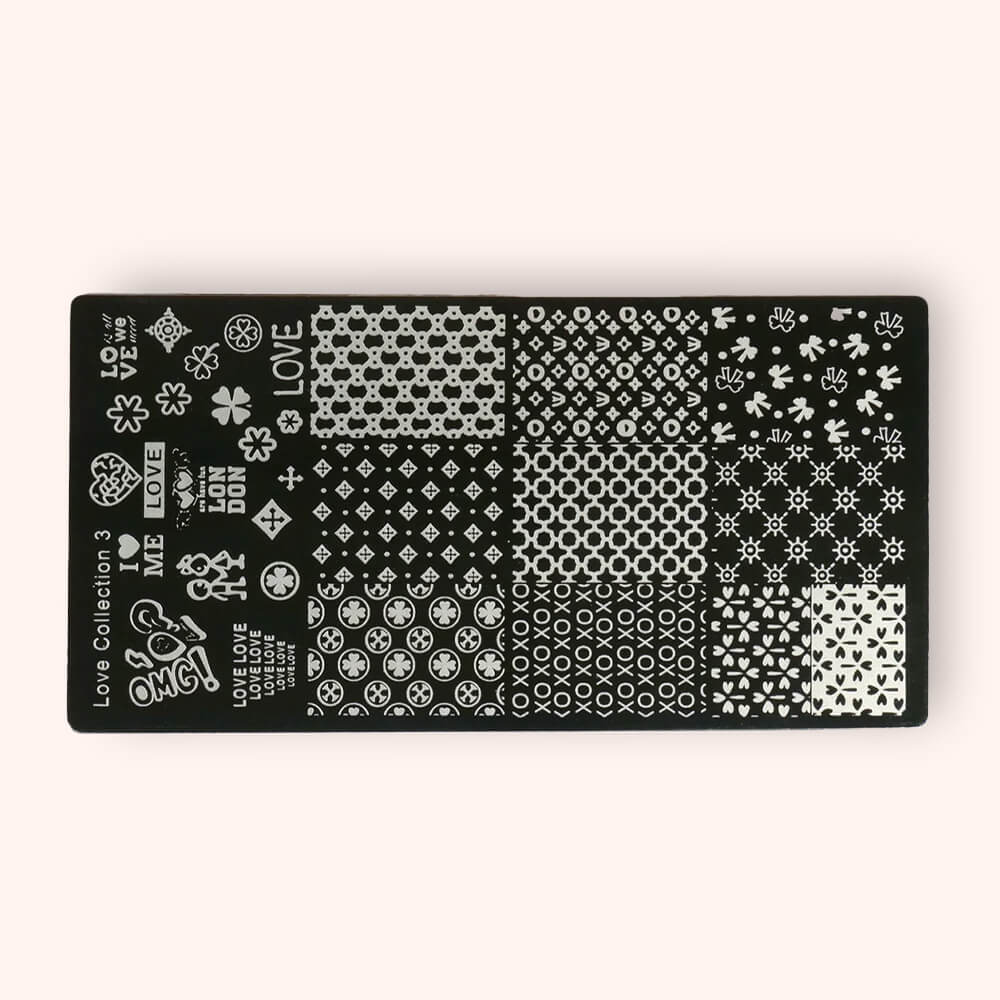 Stamping Plate Love Collection 3