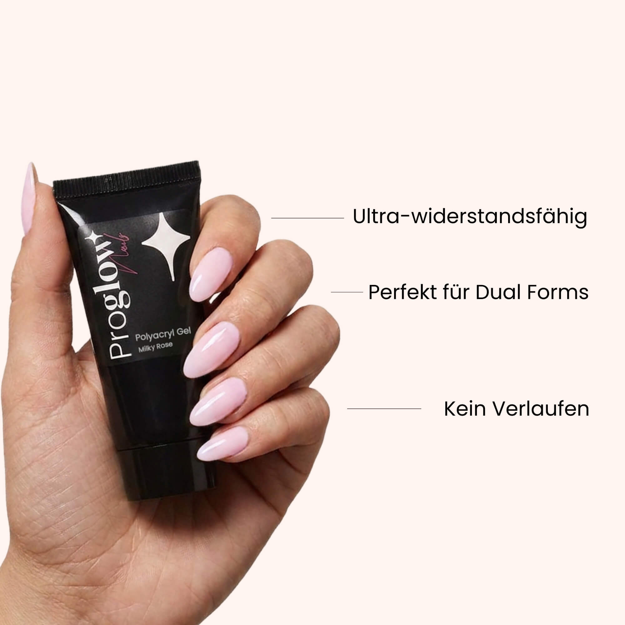 Polyacryl Gel Milky Rose 20ml