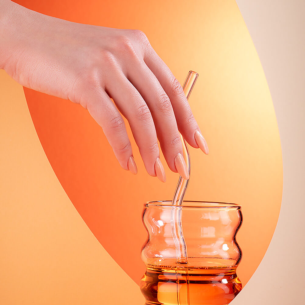 Gel Polish Shellac Melon Shimmer