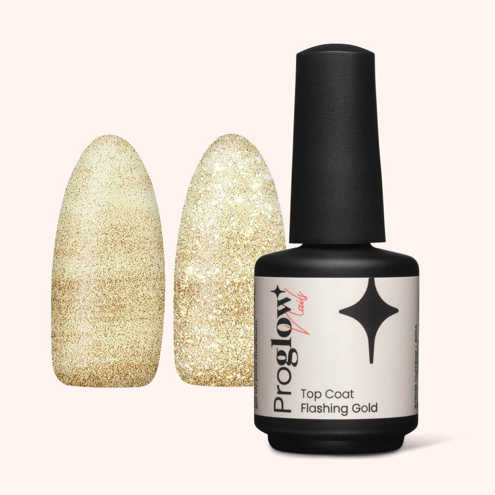 Flashing Gold Top Coat - No Wipe