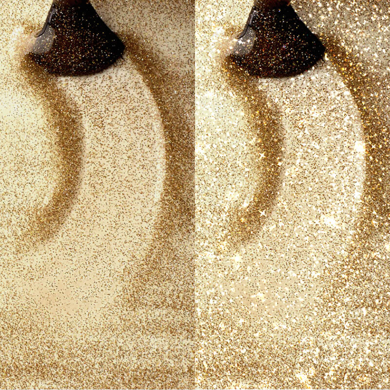 Flashing Gold Top Coat - No Wipe