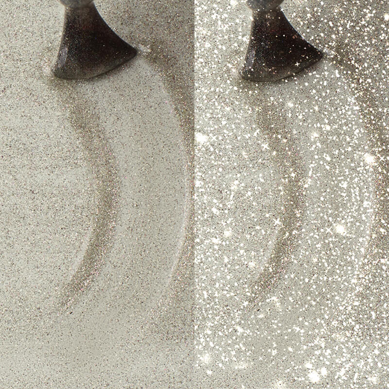 Gel Polish Cat-Eye Rose Silver Top Coat - No Wipe