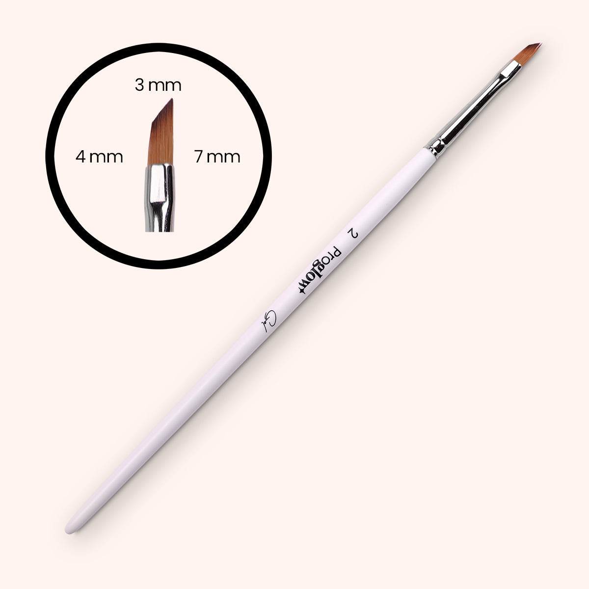 Pennello Gel Premium One Stroke Diagonal n°2